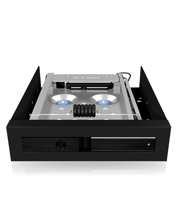 ICY BOX IB-2217ASTS 8,89 cm (3.5 ) Plateau de stockage de disques Noir - Neuf