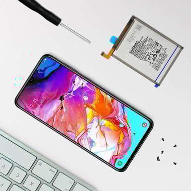 Samsung Galaxy A70 Batteria interna 4500mAh Originale EB-BA705ABU Bianco