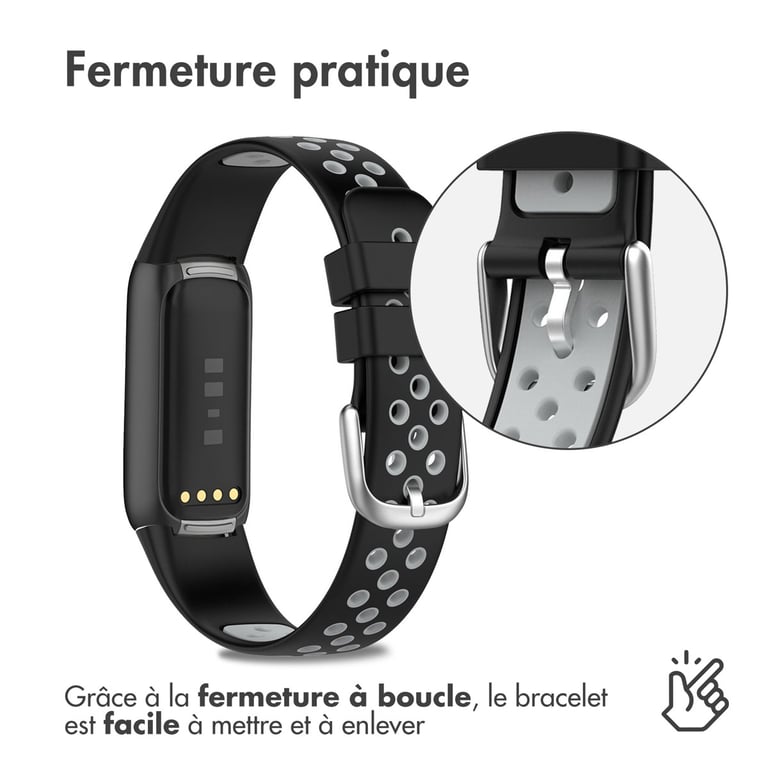 imoshion Bracelet sportif en silicone Fitbit Luxe Neuf - vue 6