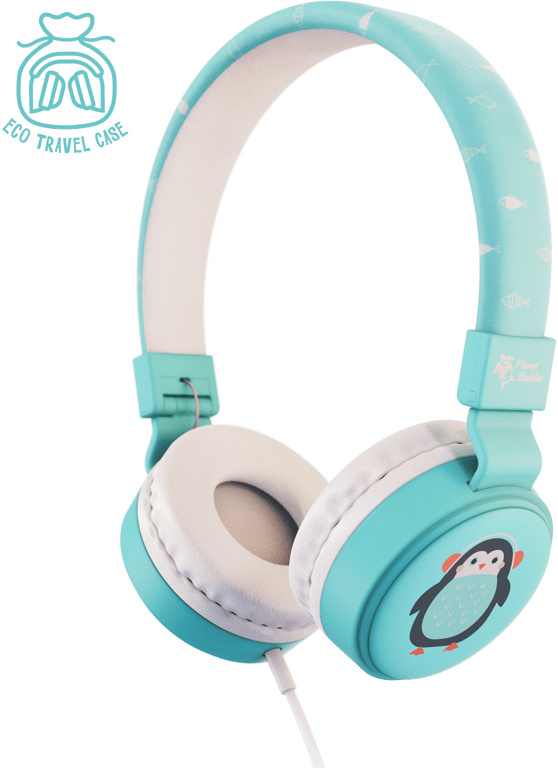 Planet Buddies Penguin Wired Kid's Headphone