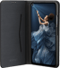 Coque clapet folio avec fente pour cartes & support pour Huawei Honor 20 Pro, Noir