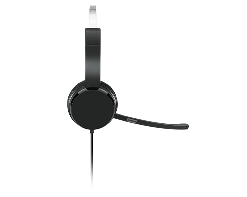 Lenovo 100 Mono Casque Avec fil Arceau BureauCentre d'appels USB Type A Neuf - vue 3