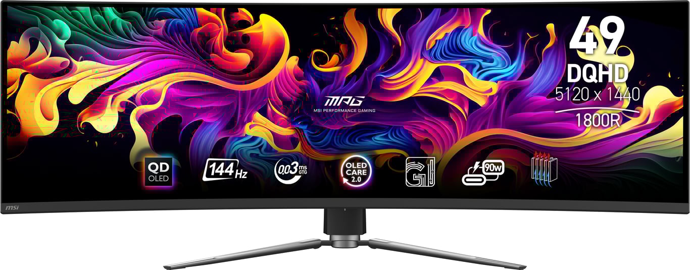 MSI 49 LED MPG 491CQP QD OLED - vue 4