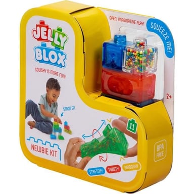 Jeu de construction - Jelly Blox Newbie Kit - Blocs souples et tactiles des 2 ans
