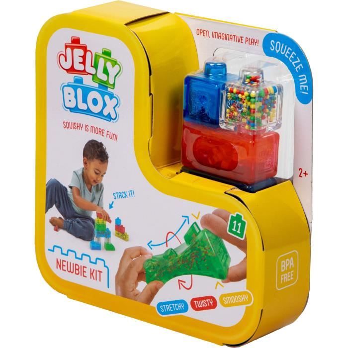 Jeu de construction - Jelly Blox Newbie Kit - Blocs souples et tactiles des 2 ans - Neuf