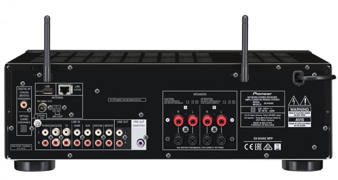 Pioneer SX-N30AE 2.0 canaux Stéréo Argent - Neuf Argent - vue 2