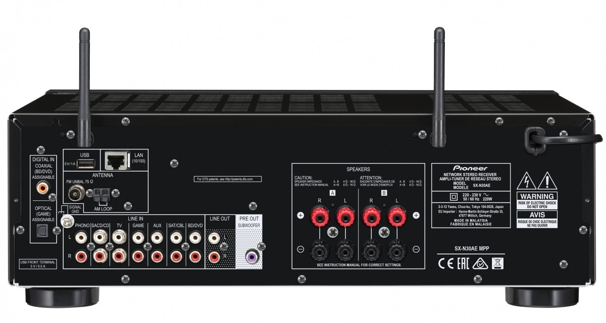 Amplificateur Hi Fi Pioneer SX N30AE B/ - vue 2