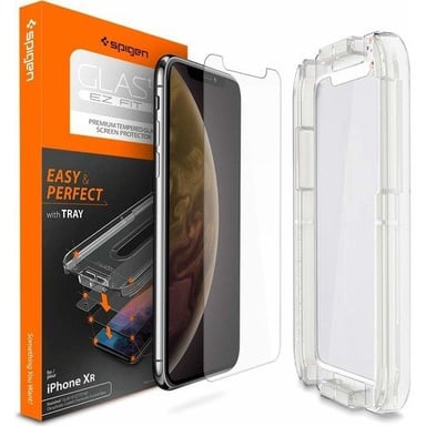Spigen 064GL24818 écran et protection arrière de téléphones portables Protection d'écran transparent Apple 1 pièce(s)