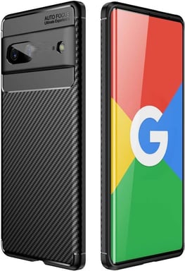 Google Pixel 7A 5G coque style New carbone noir