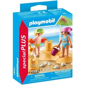 Playmobil 71581 - Niños Con Castillo De Arena