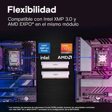 Modulo di memoria Crucial Pro OC 64 GB 2 x 32 GB DDR5 6000 MHz