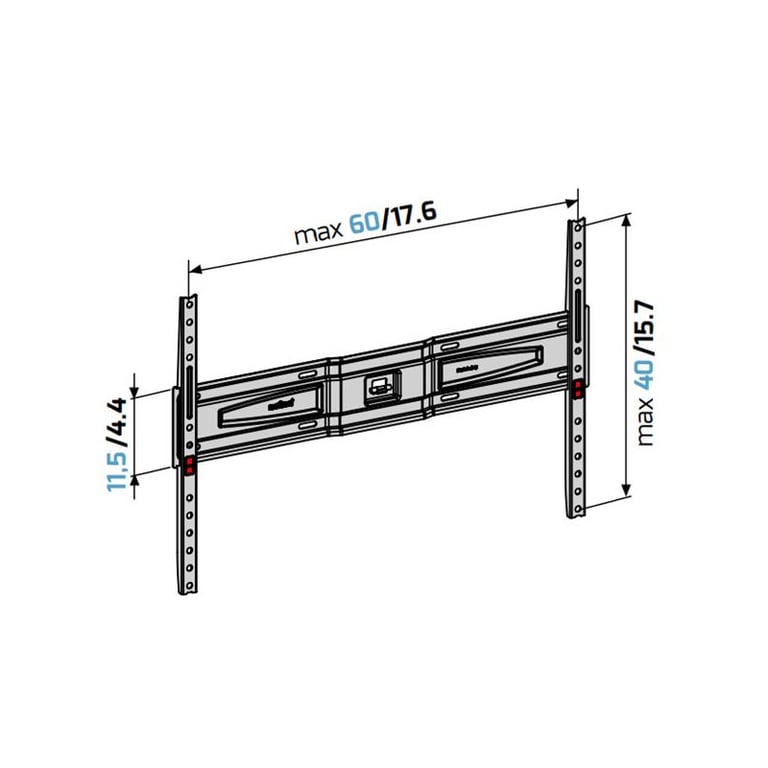 SUPPORTS MURAUX TV GAMME GHOSTSLIM PLUS MELICONI GSS600PLUSFBCG Neuf - vue 4
