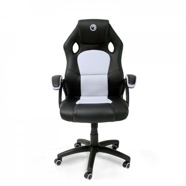 NACON PCCH-310 Silla para videojuegos universal Asiento acolchado Negro, Blanco