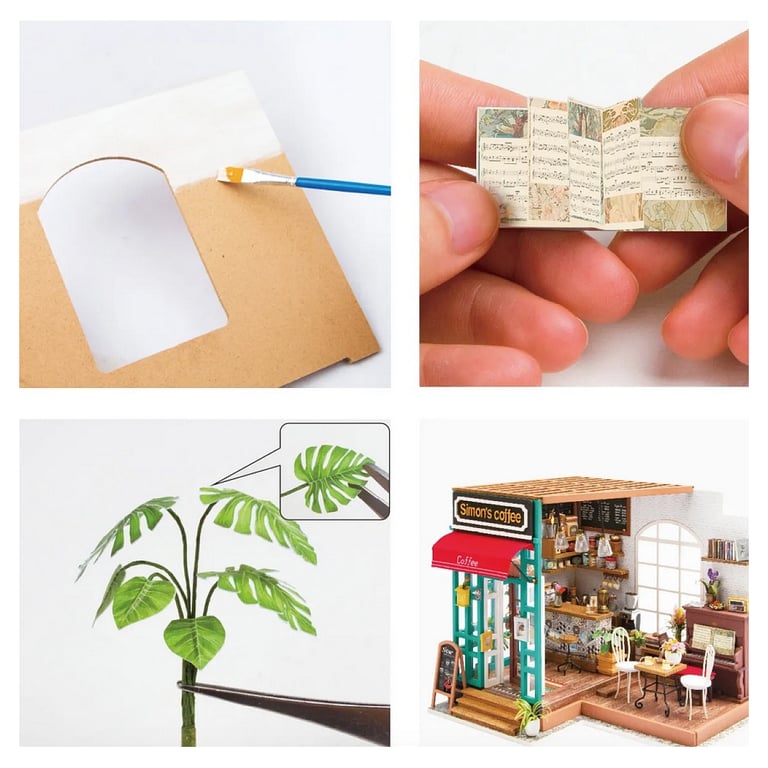 Maquette Rolife Serre livres Book Nook Etude de Sam - vue 3