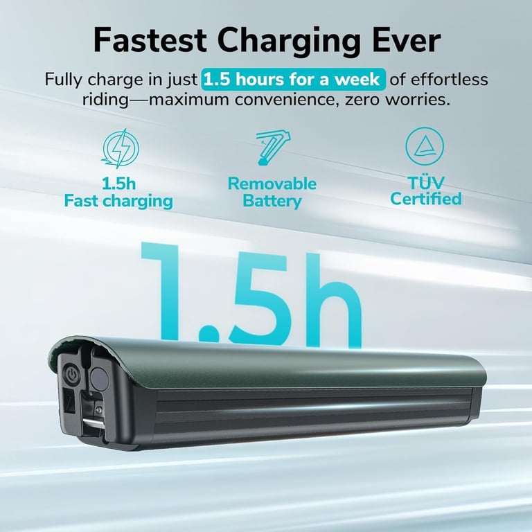 Engwe MapFour N1 PRO Moteur à entraînement central 700*42C Fibre de carbone Vélo électrique de ville 360Wh Vélo électrique de ville Support App Neuf - vue 2