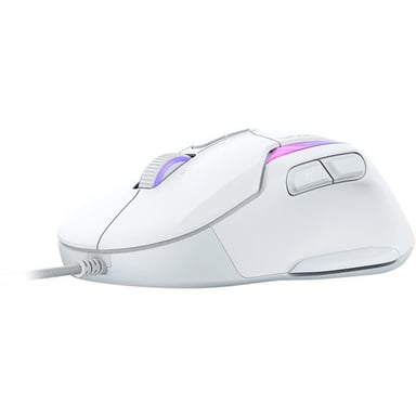 Souris gaming filaire - Turtle Beach Kone? II - Ultra légere - Blanc, 26 000 DPI, 23 fonctions personnalisables