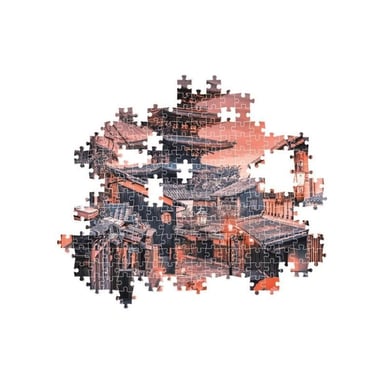 CLEMENTONI - Compact 500 pezzi - Sera a Kyoto