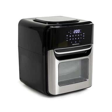 Friteuse simple Melchioni 118340034 12 L Indépendante 1700 W Friteuse à air chaud Noir Acier inoxydable