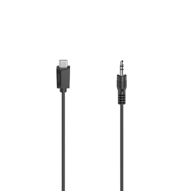 Câble audio, fiche USB-C - jack mâle stéréo 3,5 mm, stéréo, 0,75 m