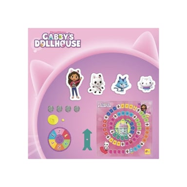 Gioco dell'oca - Gioco da tavolo - LISCIANIGIOCHI - Gabby e la casa magica - Dai 3 anni in su