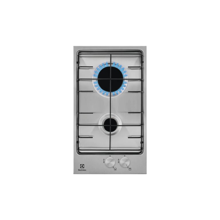 Electrolux EGG3222N Plaque de cuisson à gaz encastrable en acier inoxydable de 29 cm 2 brûleurs Neuf