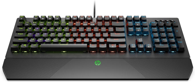 Teclado HP Pavilion 800 Gamer - USB con cable - QWERTY - Mecánico