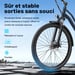 VéLo Électrique Urban 7 | Moteur 250W | Batterie 36V 12.8Ah | Pneus 700C*50C Pouces | Vitesse Max 25 km/h | Autonomie 70 km | Bleu