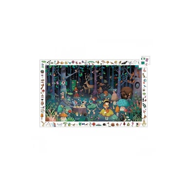 Puzzle de observación del Bosque Encantado - 100 piezas para niños