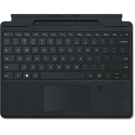 Microsoft Surface Pro Signature Keyboard with Fingerprint Reader QWERTY Espagnole Microsoft Cover port Neuf