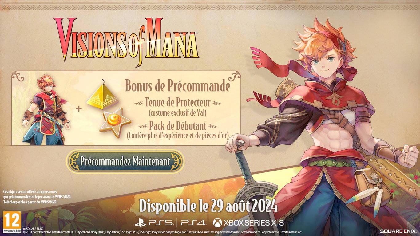 Visions Of Mana PS4 - vue 3