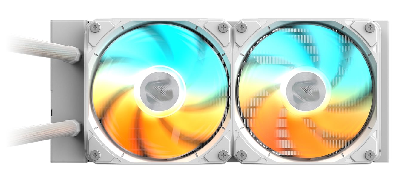 Refroidissement ventilation watercooling Gigabyte Vodní chladi GAMING 240 ICE 2x120mm ARGB LGA1851 AM5 - vue 8