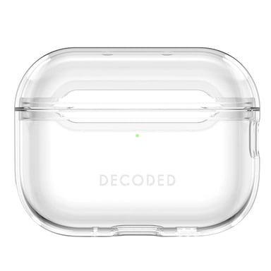 Decoded Funda para AirPods Pro 3 de Silicona Suave Antichoque Serie Aircase Transparente