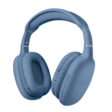 Casque sans fil avec commandes et microphone intégrés - Bleu