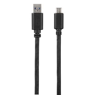 Câble USB-C, USB-2.0, c . mâle USB-C - c . mâle USB-A, 480 Mbit/s, 1, 80m