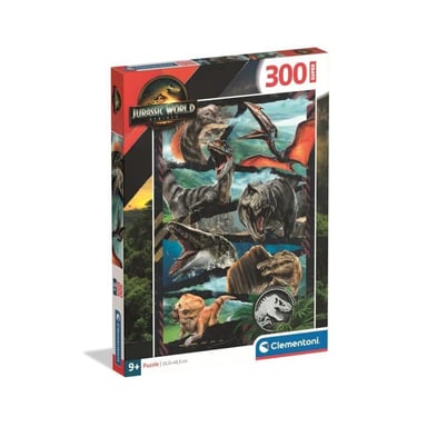 CLEMENTONI - 300 piezas Super - Jurassic World, Renacimiento