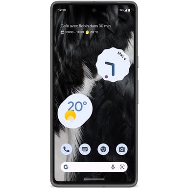 Google Pixel 7 128 Go, Noir volcanique, débloqué