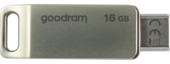 Goodram ODA3 unidad flash USB 16 GB USB Type-A / USB Type-C 3.2 Gen 1 (3.1 Gen 1) Plata