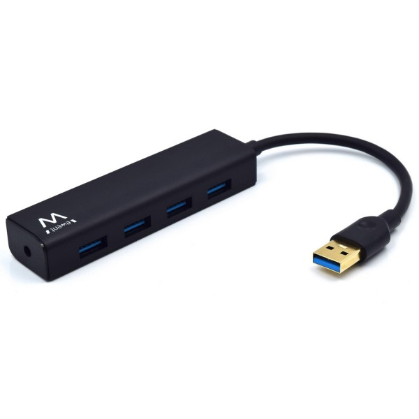 Ewent EW1136 hub & concentrateur USB 3.2 Gen 1 3.1 Gen 1 Type A 480 Mbit/ Neuf