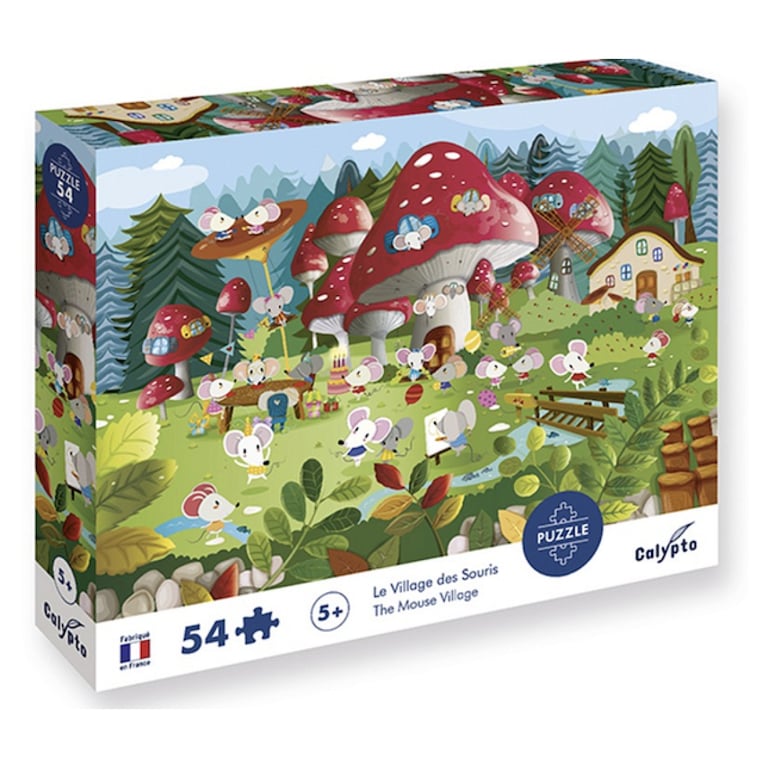 Sentosphere Puzzle Le Village Des Souris 54 Pièces 33 X 23 Cm Multicolor Autres