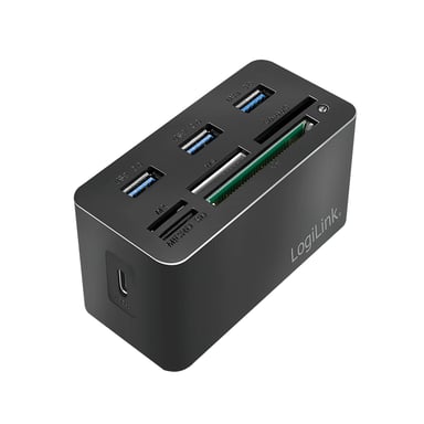 LogiLink CR0046 Notebook Stazione docking e Porteplicator Wired USB 3.2 Gen 1 (3.1 Gen 1) Type-C Black (CR0046)