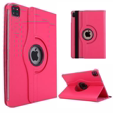 Housse Apple iPad Pro 11 2022 / iPad Pro 11 2021 M1 / IPad Pro 11 2020 4ème / 3ème / 2ème Génération rotative 360 degrés rose - Etui coque pochette