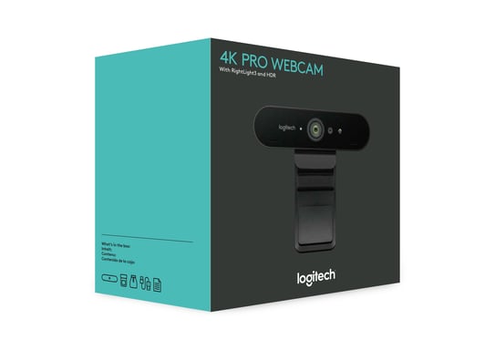Logitech Brio webcam 13 MP 4096 x 2160 píxeles USB 3.2 Gen 1 (3.1 Gen 1) Negro