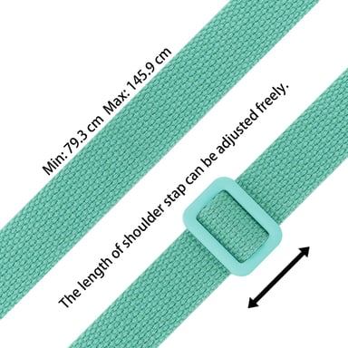 Tour de cou chaîne pour Apple iPhone 14 PLUS en LIQUID TURQUOISE Housse de protection en silicone avec cordelette réglable
