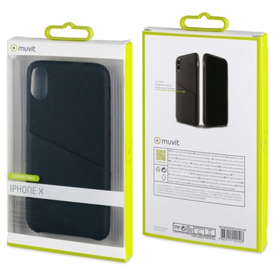 Custodia per scheda nera: Apple Iphone X/Xs