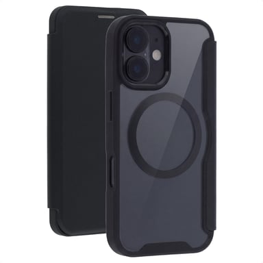 imoshion Bookcase transparente avec MagSafe pour Apple iPhone 16 - Noir