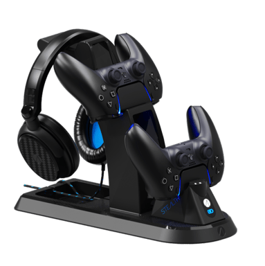 Station de charge PS5 et casque intégré - Stealth