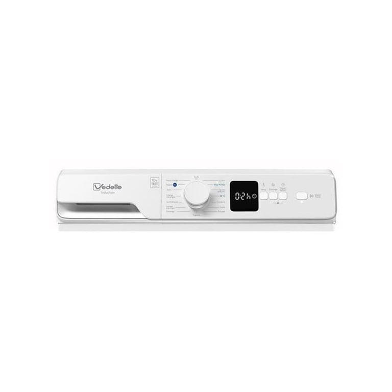 Lave linge frontal VEDETTE LFV404QW 10KG 1400TR INDUCTION - vue 4