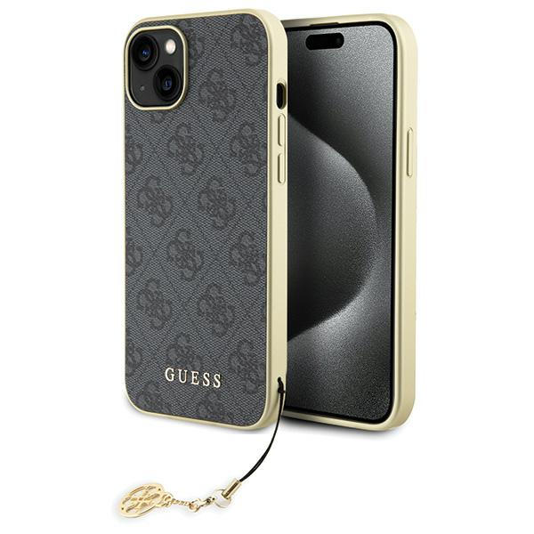 Guess Étui 4G Charms Collection pour iPhone 15 Plus