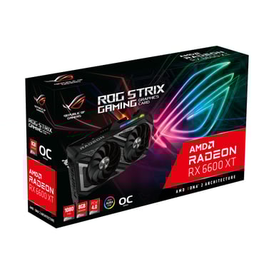 ASUS ROG -STRIX-RX6600XT-O8G-GAMING AMD Radeon RX 6600 XT 8 Go GDDR6