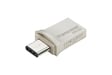 Transcend JetFlash 890 unidad flash USB 256 GB USB Type-A / USB Type-C 3.2 Gen 1 (3.1 Gen 1) Plata